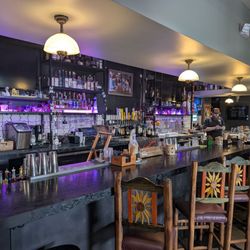 The Guadalupe on Main - Really great bar area! Good amount of top shelf stuff.
