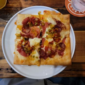 Junction Tapas and Winebar - Flat bread pizza special, so good! - Spanish Near Me - Paso Robles, California Junction Tapas and Winebar - Flat bread pizza special, so good! - Spanish Near Me - Paso Robles, California