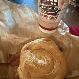 Bacon croissant sandwich Bacon croissant sandwich