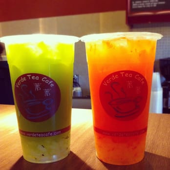 Verde Tea Cafe - Kiwi & grapefruit green tea with lychee jelly - Cafes Near Me - Mountain View, California Verde Tea Cafe - Kiwi & grapefruit green tea with lychee jelly - Cafes Near Me - Mountain View, California