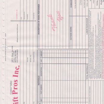 Clark's Printing - Horizonal NCR Business Form For a free consultation call  (279) 300-7450 - Printing Services Near Me