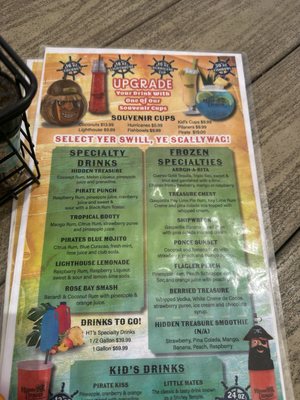 Menu photo 2 Hidden Treasure Rum Bar & Grill Ponce Inlet, FL Menu photo 2 Hidden Treasure Rum Bar & Grill Ponce Inlet, FL
