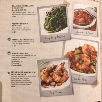 madam kwan menu