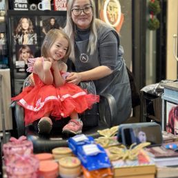 toddler's first haircut