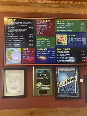 Menu photo 1 Longhorn Cafe Boerne, TX