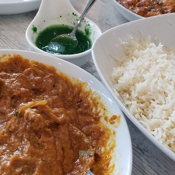 Tandoor - Cilantro chutney, lamb tikka masala and basmati rice. - Indian Near Me - Maple Grove, Minnesota