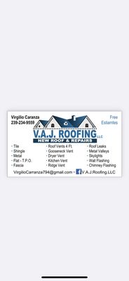 VAJ Roofing