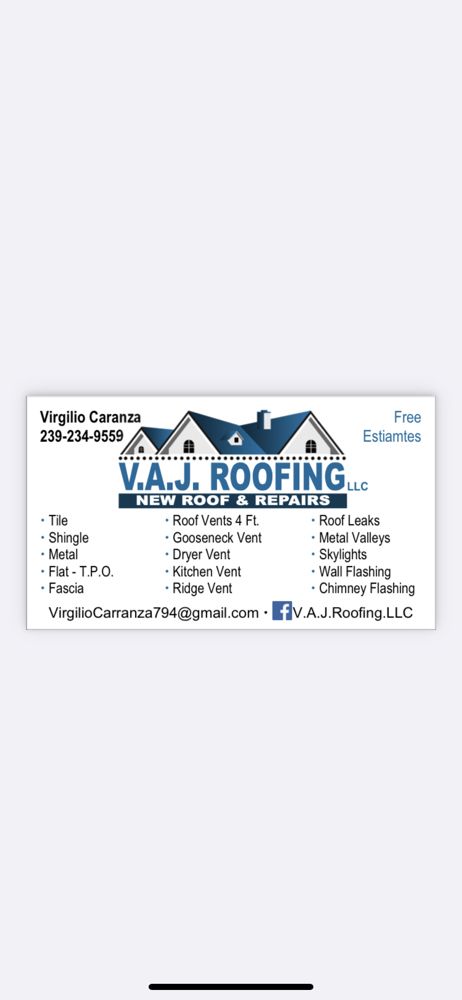 Slide of VAJ Roofing