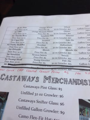 Menu photo 3 Castaways Gastropub Jensen Beach, FL