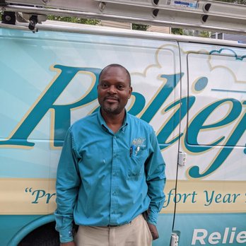 Relief Heating And Cooling - Matthew, the owner after a day of hard work - Heating & Air Conditioning/HVAC Near Me - Greensboro, North Carolina Relief Heating And Cooling - Matthew, the owner after a day of hard work - Heating & Air Conditioning/HVAC Near Me - Greensboro, North Carolina