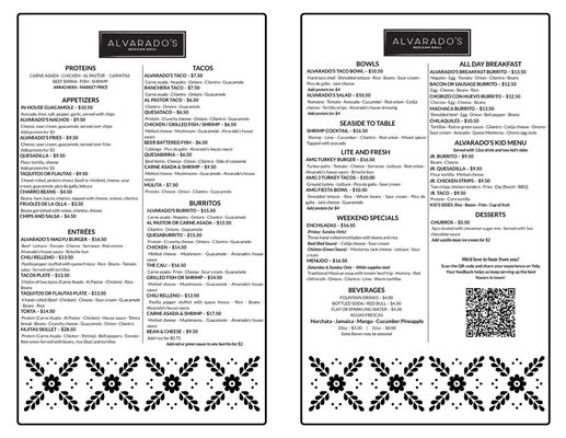 Menu photo 3 Alvarado’s Mexican Grill Pomona, CA Menu photo 3 Alvarado’s Mexican Grill Pomona, CA