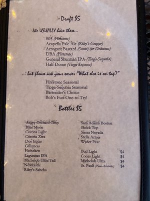 Menu photo 1 Starving Artists Bistro Fresno, CA Menu photo 1 Starving Artists Bistro Fresno, CA