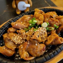 Izakaya Pau Hana Base - Beef intestines - chewiest/oiliest thing I've had this trip
