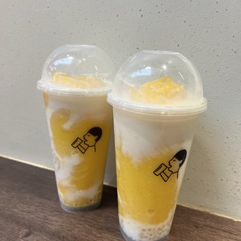 Hey Tea - mango coconut boom - Bubble Tea Near Me - New York, New York Hey Tea - mango coconut boom - Bubble Tea Near Me - New York, New York
