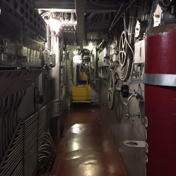 Battleship Cove - Insanely long halls in the lower deck of the battleship - Landmarks & Historical Buildings Near Me - Fall River, Massachusetts