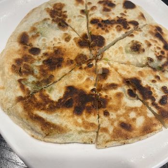 Myungin Dumplings - Pancake with green onions - Korean Near Me - Northridge, California Myungin Dumplings - Pancake with green onions - Korean Near Me - Northridge, California
