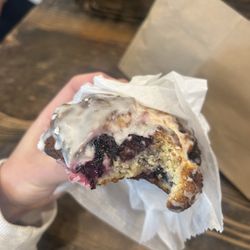 Northside Social Coffee & Wine - Lemon blueberry scone