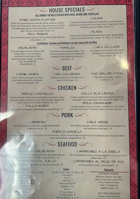 Menu photo 1 Mi Cielo Mexican Restaurant Redmond, OR Menu photo 1 Mi Cielo Mexican Restaurant Redmond, OR