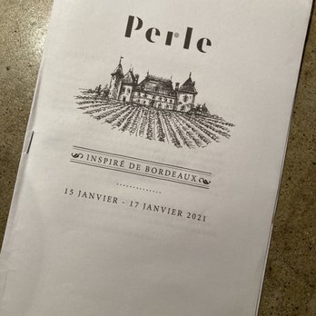 Perle Restaurant - Little booklet with the menu, instructions and story! - New American Near Me - Pasadena, California Perle Restaurant - Little booklet with the menu, instructions and story! - New American Near Me - Pasadena, California