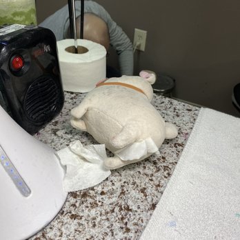 Bell Nails & Spa - Hand "cushion" he wanted me to use. - Nail Salons Near Me - Portland, Oregon