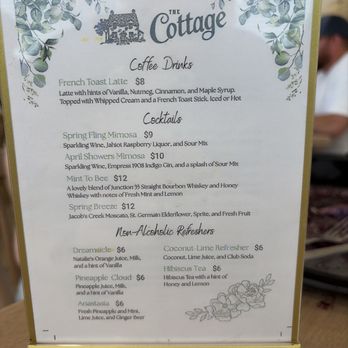 The Cottage - Cocktails/drink refreshments - Breakfast & Brunch Near Me - Pigeon Forge, Tennessee