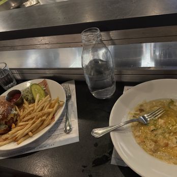 Fishing With Dynamite - Fish sandwich, rice dish (can't remember the name) - Seafood Near Me - Manhattan Beach, California