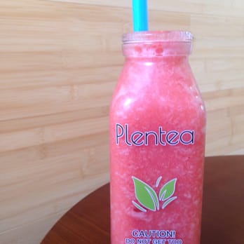 Plentea - Super cute and refreshing after walking through Chinatown. Strawberry slush - Tea Rooms Near Me - San Francisco, California