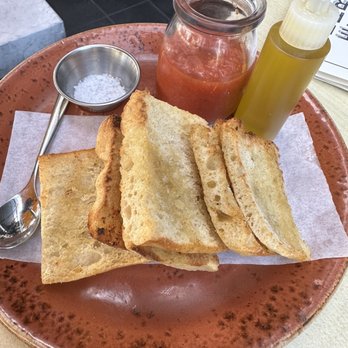 Vaca - PAN CON TOMATE  Toasted bread, garlic, olive oil, tomato pulp - Tapas/Small Plates Near Me - Costa Mesa, California