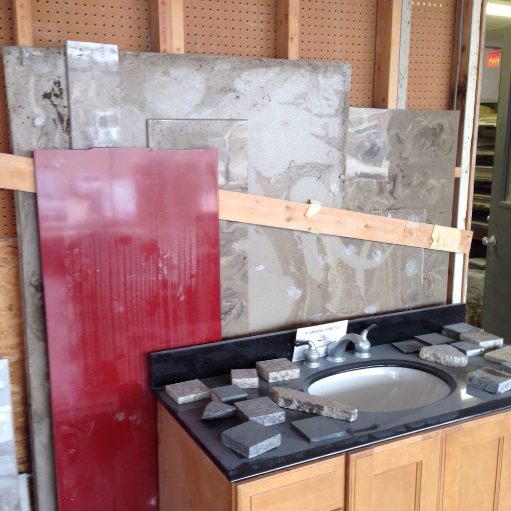 Creative Design Marble - Display of various material on stock. - Kitchen & Bath Near Me - Dayton, Ohio