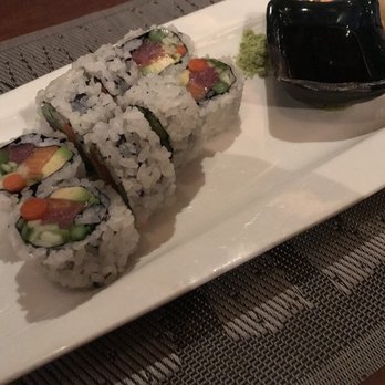 Nami - Rainbow Roll - taste and texture were great! The veggie inside was so fresh! - Japanese Near Me - Providence, Rhode Island Nami - Rainbow Roll - taste and texture were great! The veggie inside was so fresh! - Japanese Near Me - Providence, Rhode Island