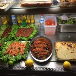 Royal Kebab - The more meaty options with the desserts on top (halva etc)