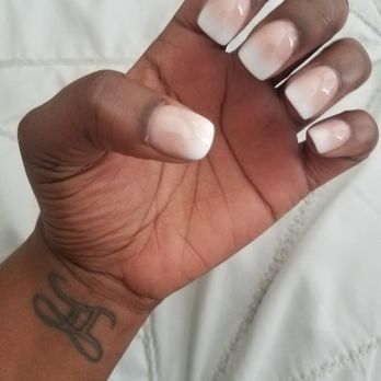 C Nails - Ombre powder nails $45 - Nail Salons Near Me - Irving, Texas