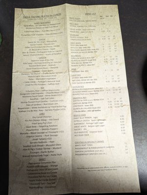 Menu photo 6 Tasca Tasca Sonoma, CA