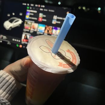 Ume Tea - Grapefruit Sago + mochi topping - Bubble Tea Near Me - Pleasanton, California