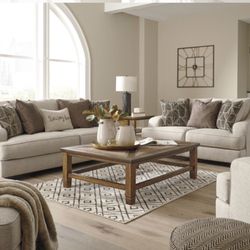 Unclaimed Freight - Sofa, Loveseat, Chair and a half, Ottoman, Occasional tables, lamps, rugs, poufs, accessories!