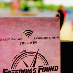 Freedom’s Found Coffee - Free Wifi available here. "la vie en rose" OuiOui.
