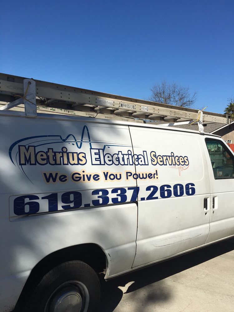 Slide of Metrius Electrical Services