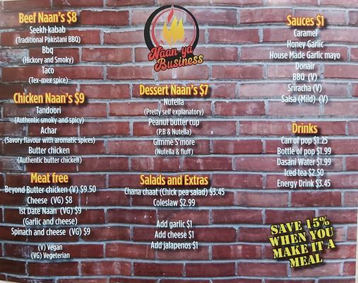 Menu photo 4 Naan-ya Business Restaurant Saint John, NB Menu photo 4 Naan-ya Business Restaurant Saint John, NB