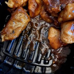 Hooters - Boneless Wings that were supposed to be half garlic parm