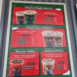 Seasonal menu