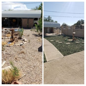 G and G Yard Care - Side yard - Landscaping Near Me