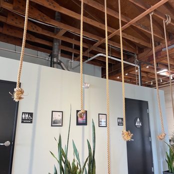 Vigilante Coffee - Not sure what these ropes are for. Climbing?? - Coffee & Tea Near Me - Oceanside, California Vigilante Coffee - Not sure what these ropes are for. Climbing?? - Coffee & Tea Near Me - Oceanside, California