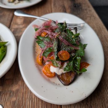 Gjelina - Grilled eggplant - New American Near Me - Venice, California