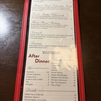 Mama Ricotta's - Menu desserts - Italian Near Me - Charlotte, North Carolina Mama Ricotta's - Menu desserts - Italian Near Me - Charlotte, North Carolina