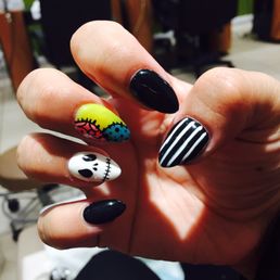 The Nightmare Before Christmas nails!  I just love them!!!
