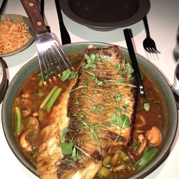 Common Lot - Red snapper for 2 in a Korean-style fish stew excellent! - New American Near Me - Millburn, New Jersey