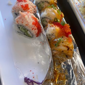 Toyo Sushi - Disney roll (left) bad boy roll (right) - Japanese Near Me - Stockton, California Toyo Sushi - Disney roll (left) bad boy roll (right) - Japanese Near Me - Stockton, California