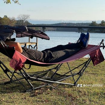 Treasure Isle RV Park - Lake and husband - RV Parks Near Me - Hot Springs, Arkansas