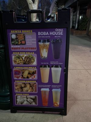 Menu photo 2 OONA Boba House Claremont, CA Menu photo 2 OONA Boba House Claremont, CA