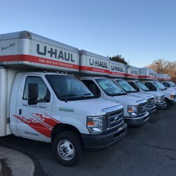 U-Haul Neighborhood Dealer - Easy to find, they all have an ID number on the top right corner.